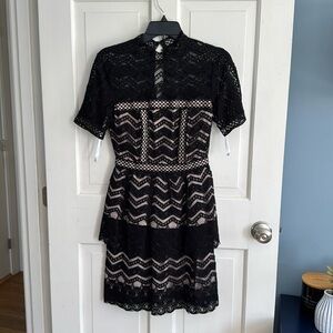 Black lace Nordstrom dress